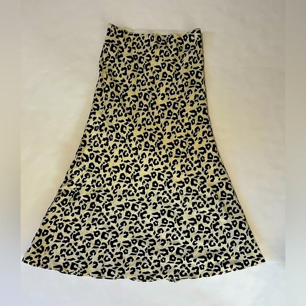 Leith animal print skirt size xs